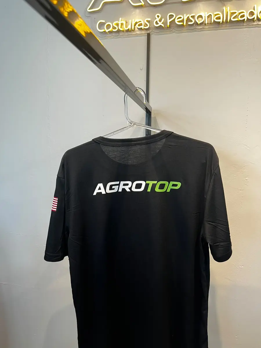 Camiseta Agrotop (costas) com dtf