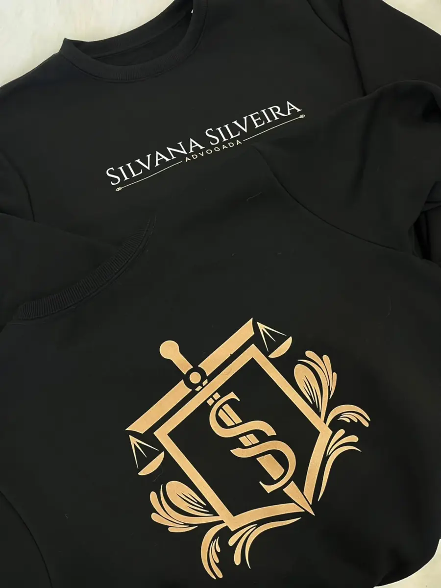 Moletom Silvana Silveira Advogada com dtf